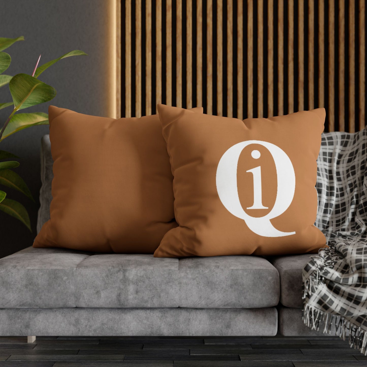 IQ Fashion | Square Poly Canvas Pillowcase