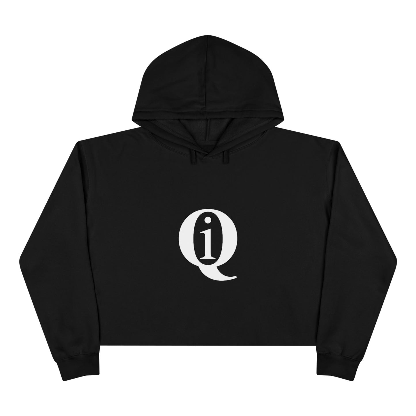 IQ Fashion |  Informative Crop Hoodie - Trendy Streetwear