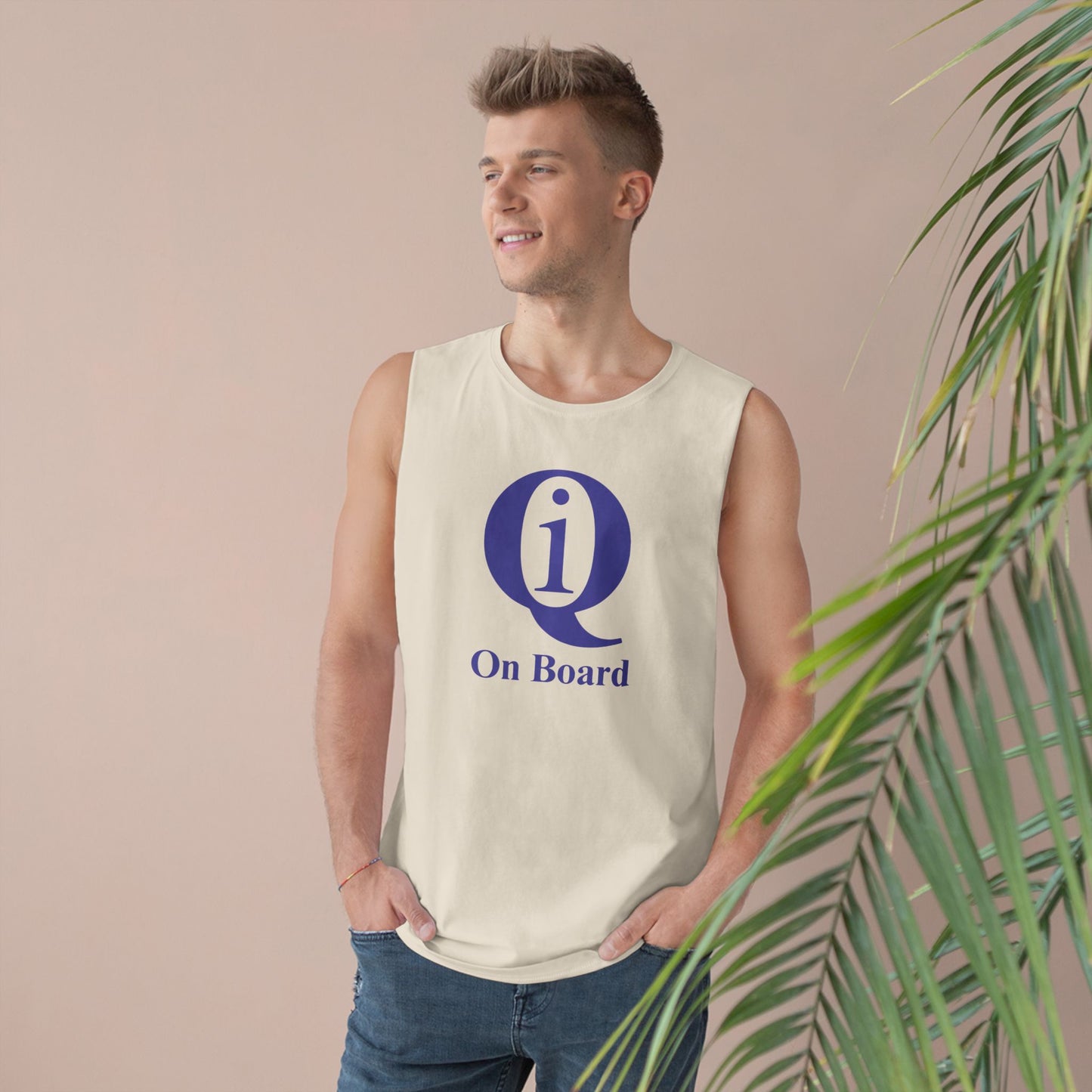 Unisex Barnard Tank - "Q On Board" Motivational Sleeveless Top