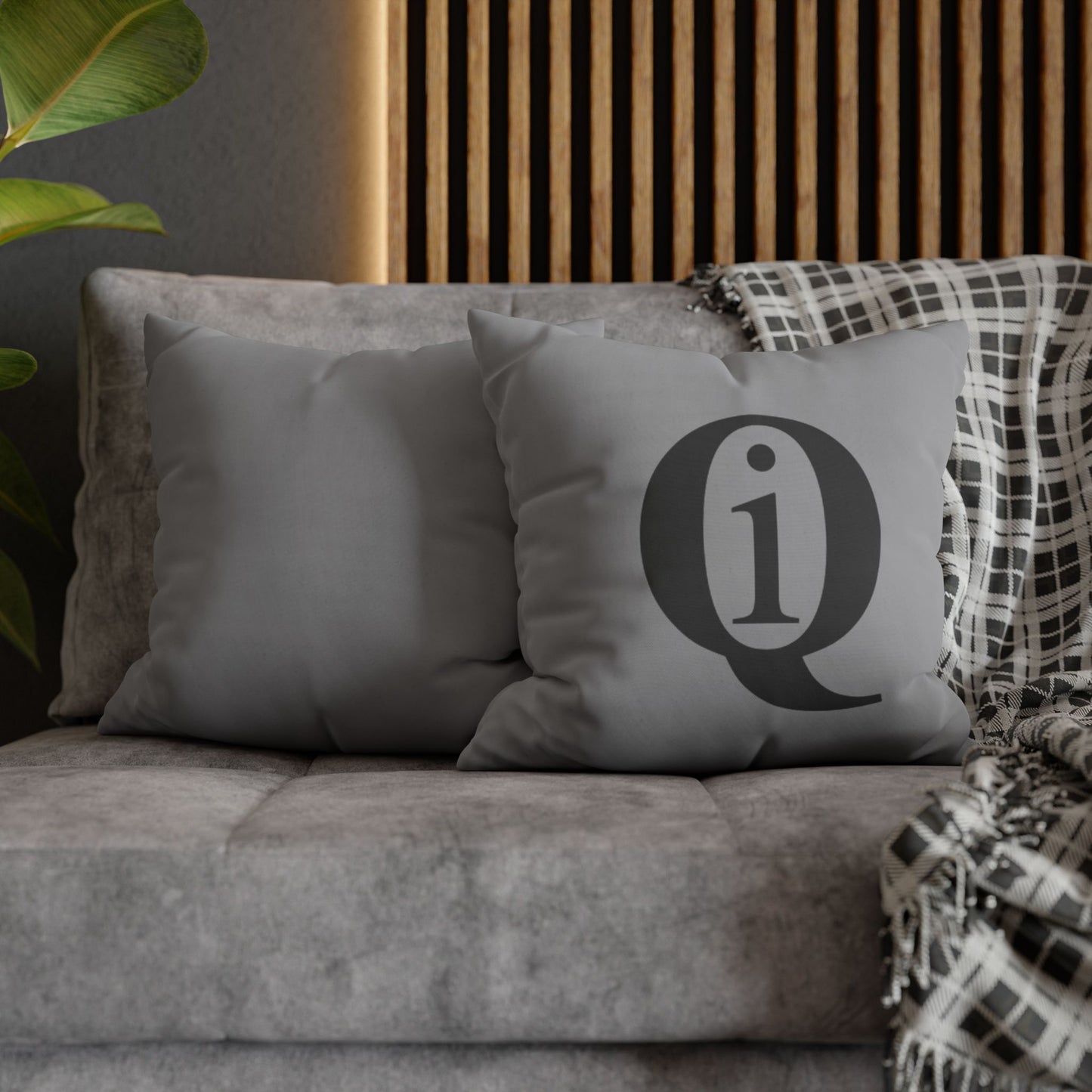 IQ Fashion | Square Poly Canvas Pillowcase