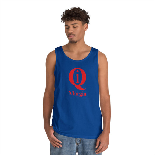 Unisex Heavy Cotton Tank Top - 'Q On Board' Design - Perfect for Summer Adventures