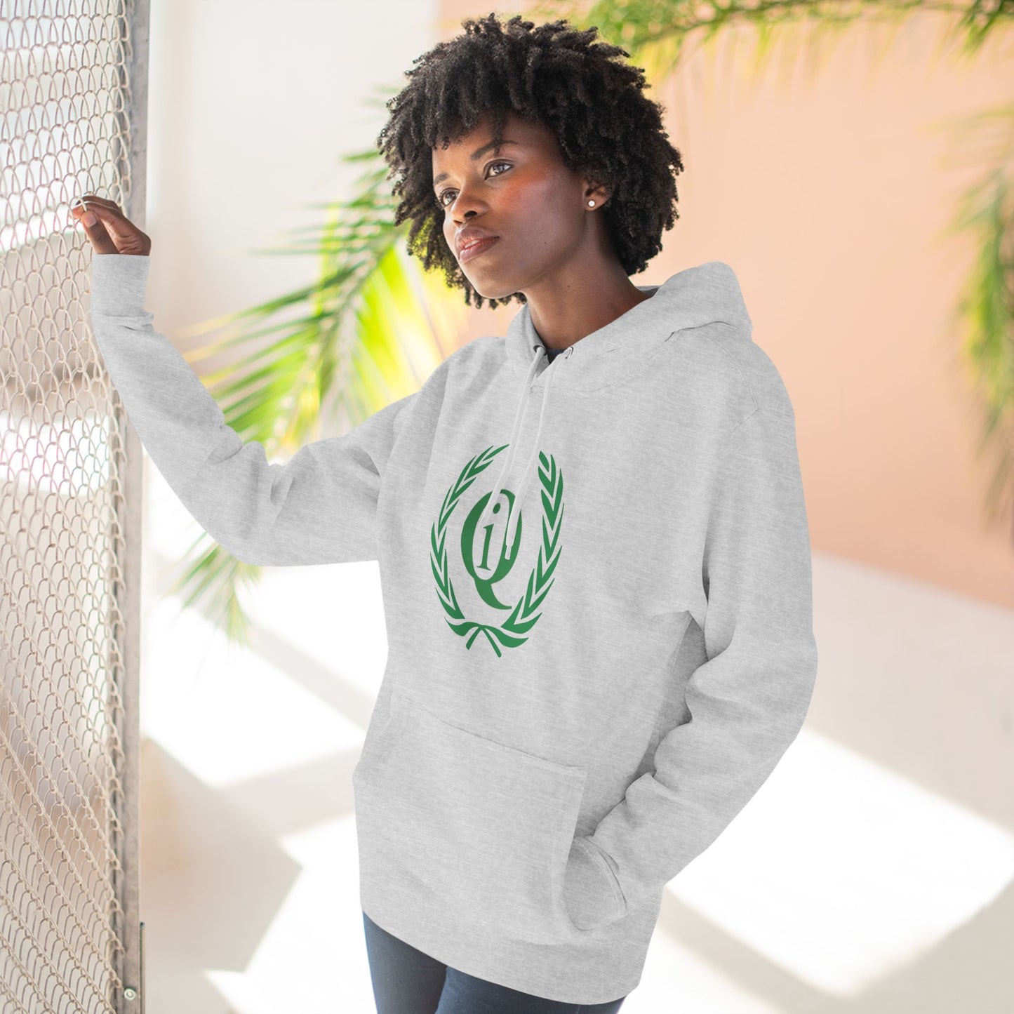 IQ Fashion | Three-Panel Fleece Hoodie