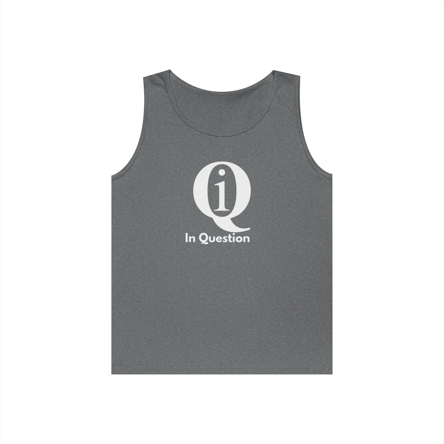 Unisex Heavy Cotton Tank Top - 'Q On Board' Design - Perfect for Summer Adventures