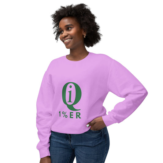 Unisex Lightweight Crewneck Sweatshirt with Crest Design - Casual Comfort for All Occasions