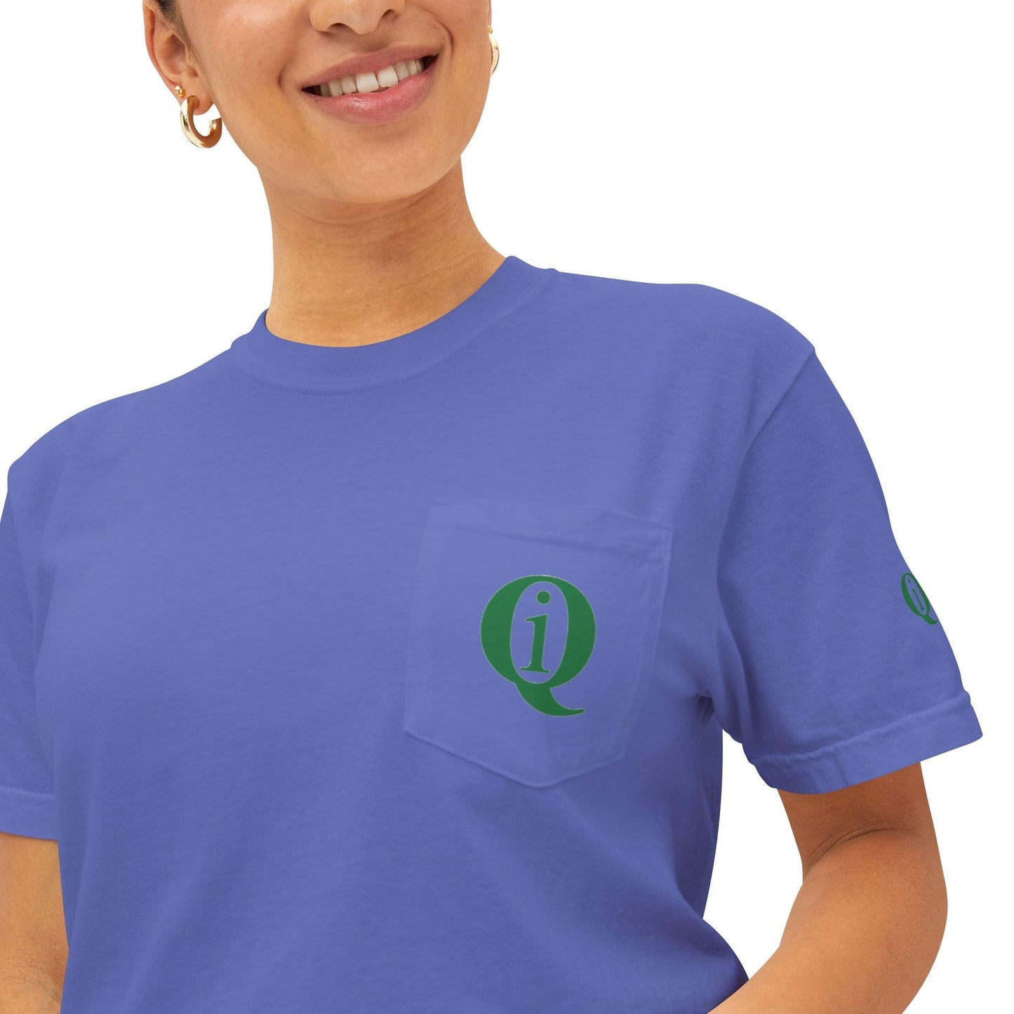 IQ Fashion | Unisex Garment-Dyed Pocket T-Shirt