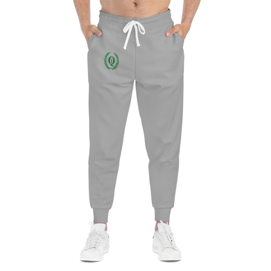 Stylish White Athletic Joggers with Logo - Perfect for Workouts and Casual Wear