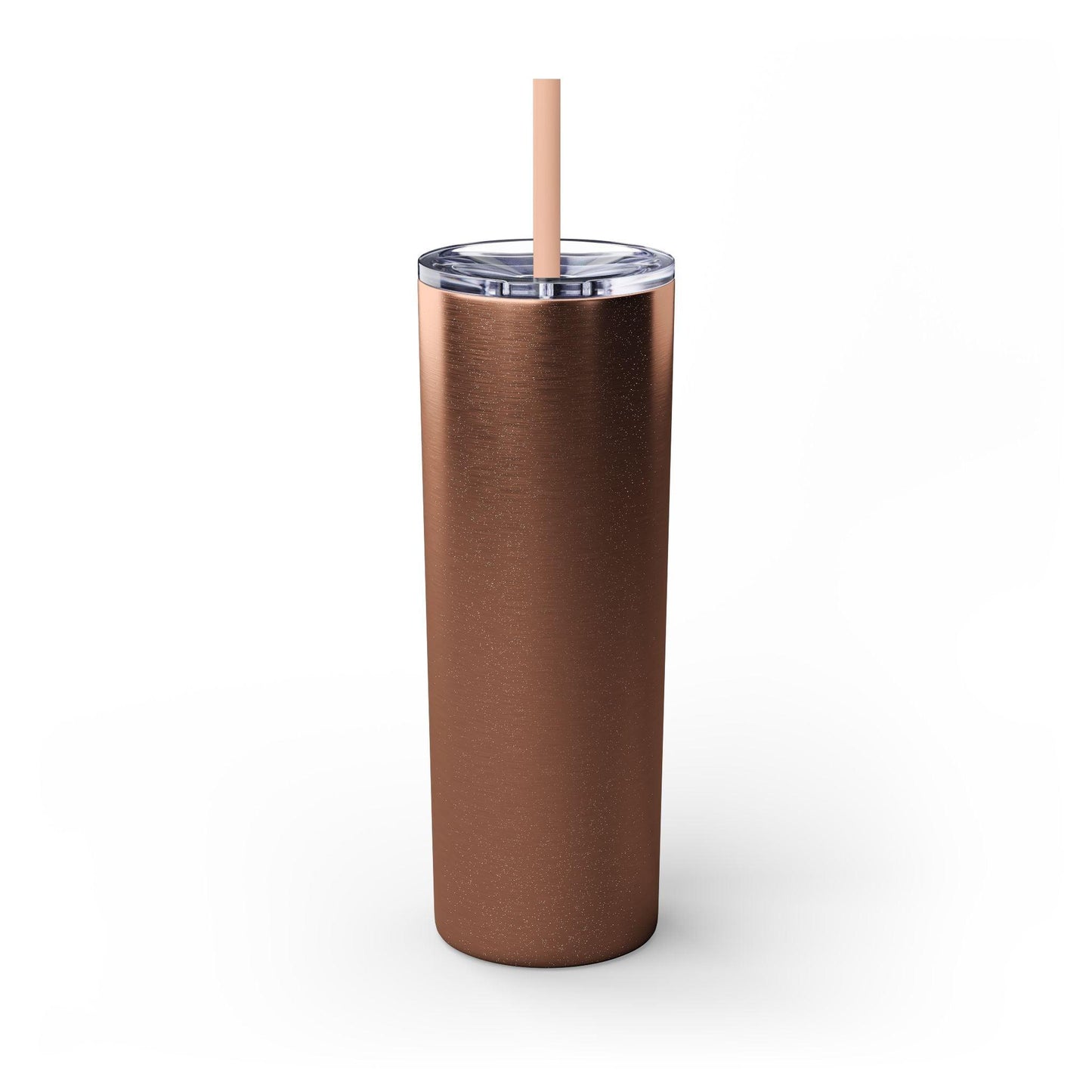 IQ Fashion | Skinny Tumbler with Straw, 20oz