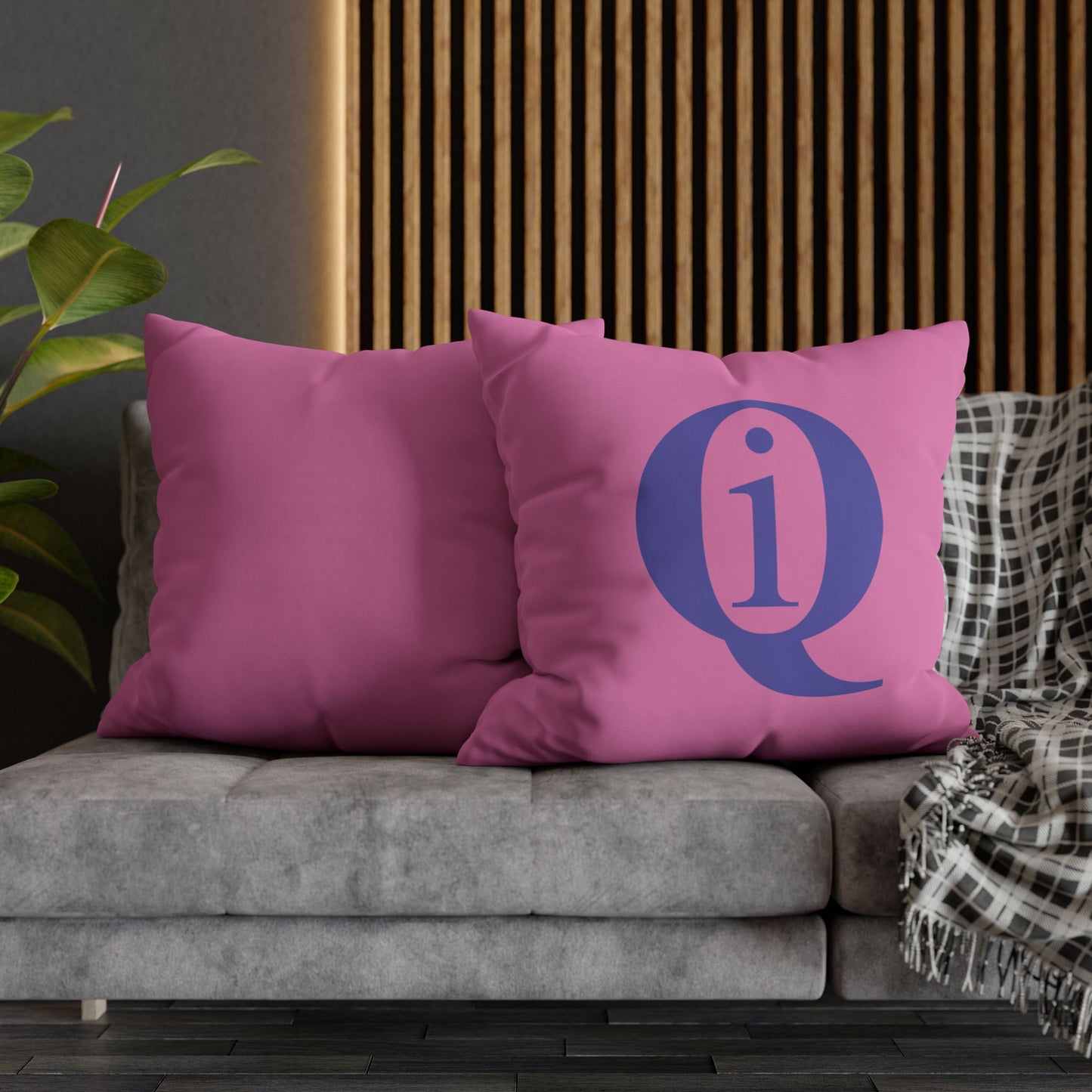 IQ Fashion | Square Poly Canvas Pillowcase