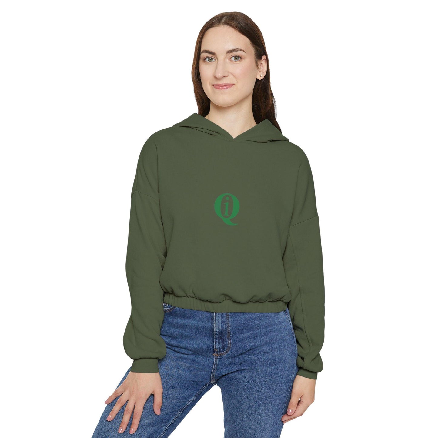 IQ Fashion | Women's Cinched Bottom Hoodie