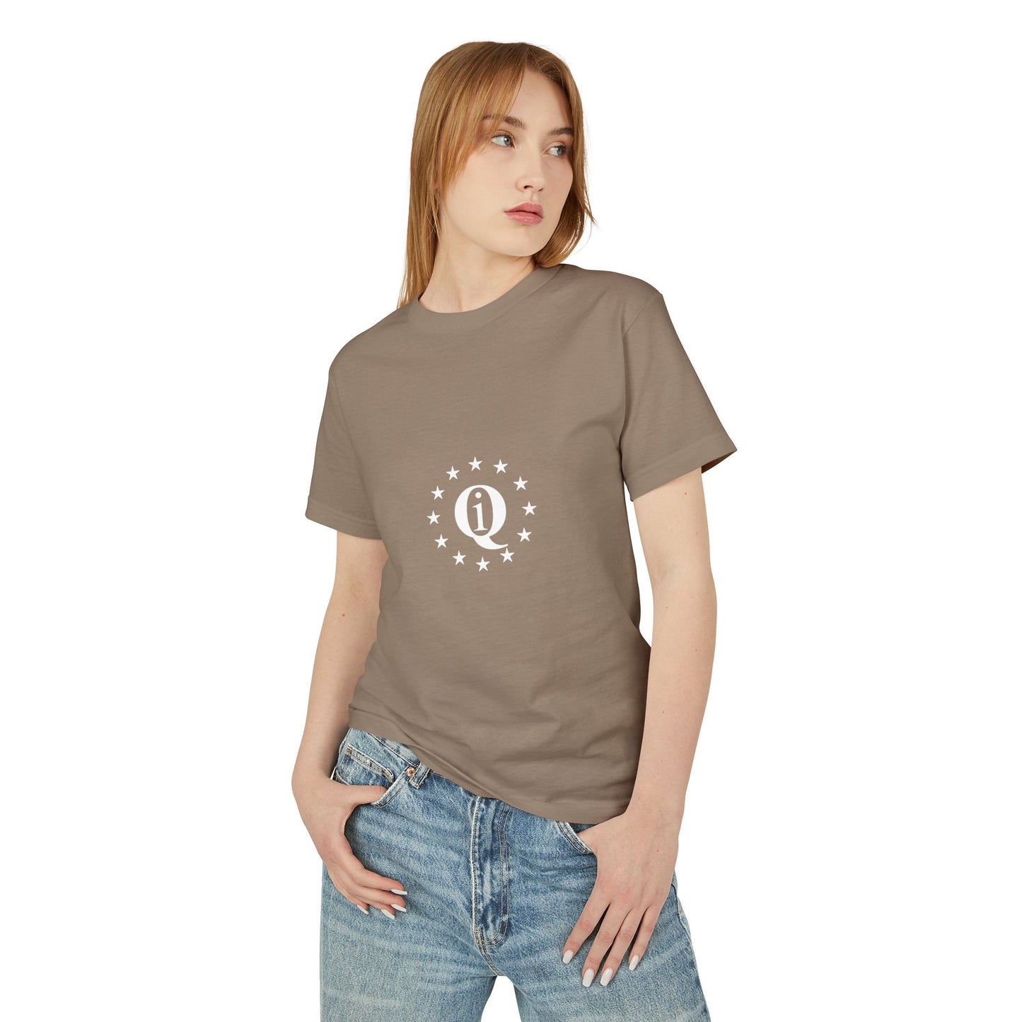 Unisex Garment-Dyed Heavyweight Cotton Tee with Logo | Soft Casual Style