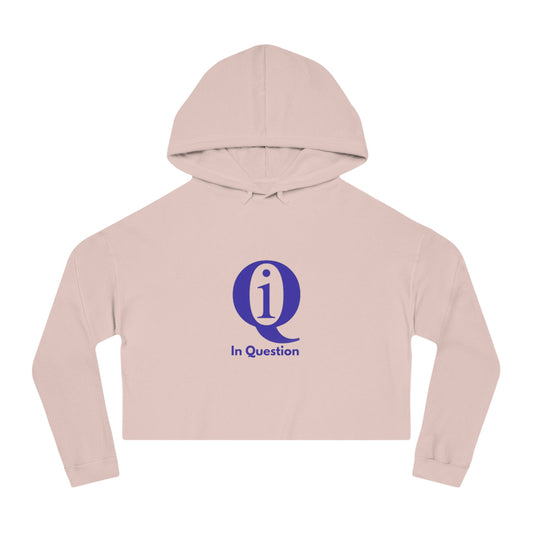 Women’s Cropped Hoodie with 'Q 1% ER' Design - Trendy & Stylish Casual Wear