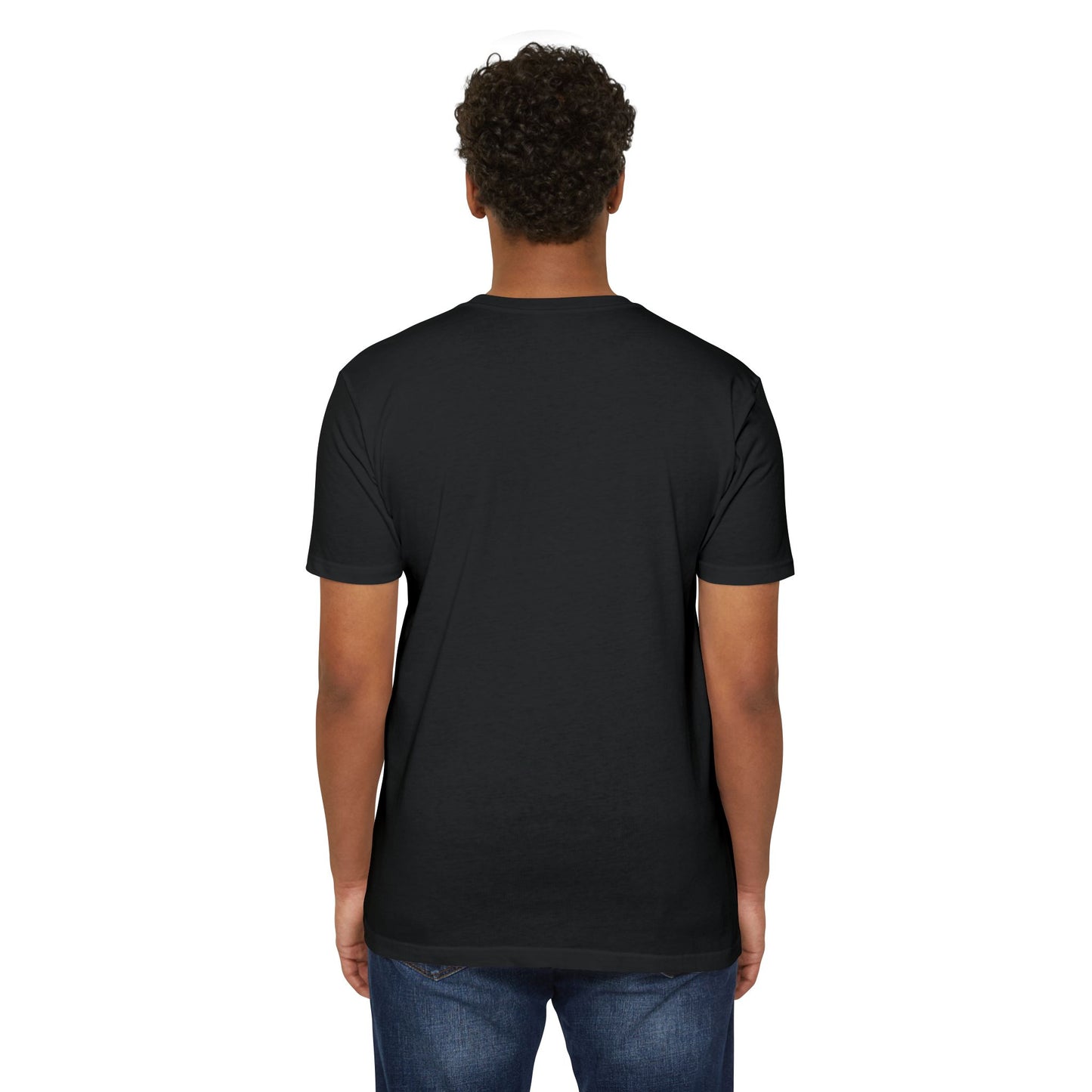 Unisex CVC Jersey T-Shirt with Iconic Laurel Design - Casual, Stylish, Everyday Wear