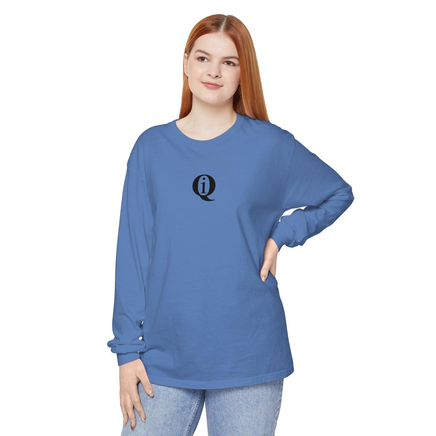 IQ Fashion | Unisex Garment-dyed Long Sleeve T-Shirt