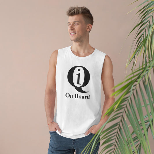 Unisex Barnard Tank - "Q On Board" Motivational Sleeveless Top