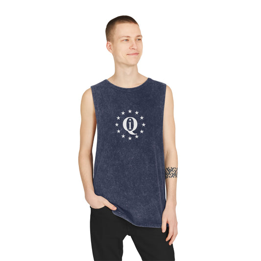 Unisex Stonewash Tank Top - Casual Summer Tee with 'On Board' Design