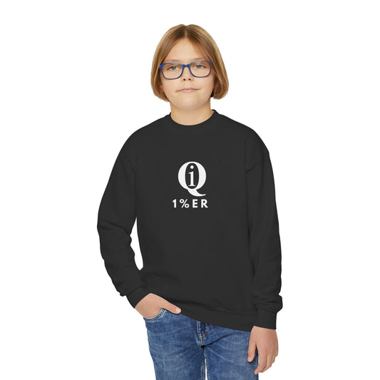 Youth Crewneck Sweatshirt - 1% ER Design for Cool Kids