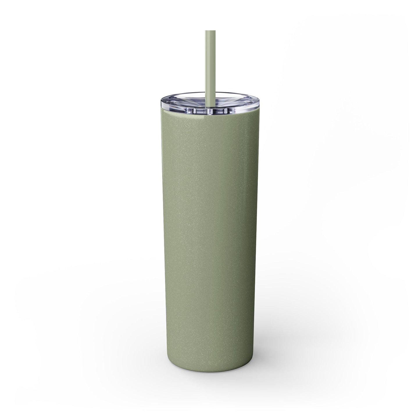 IQ Fashion | Skinny Tumbler with Straw, 20oz