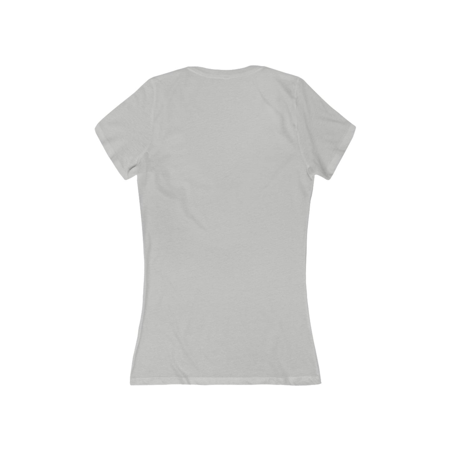 IQ Fashion | Women's Jersey Short Sleeve Deep V-Neck Tee