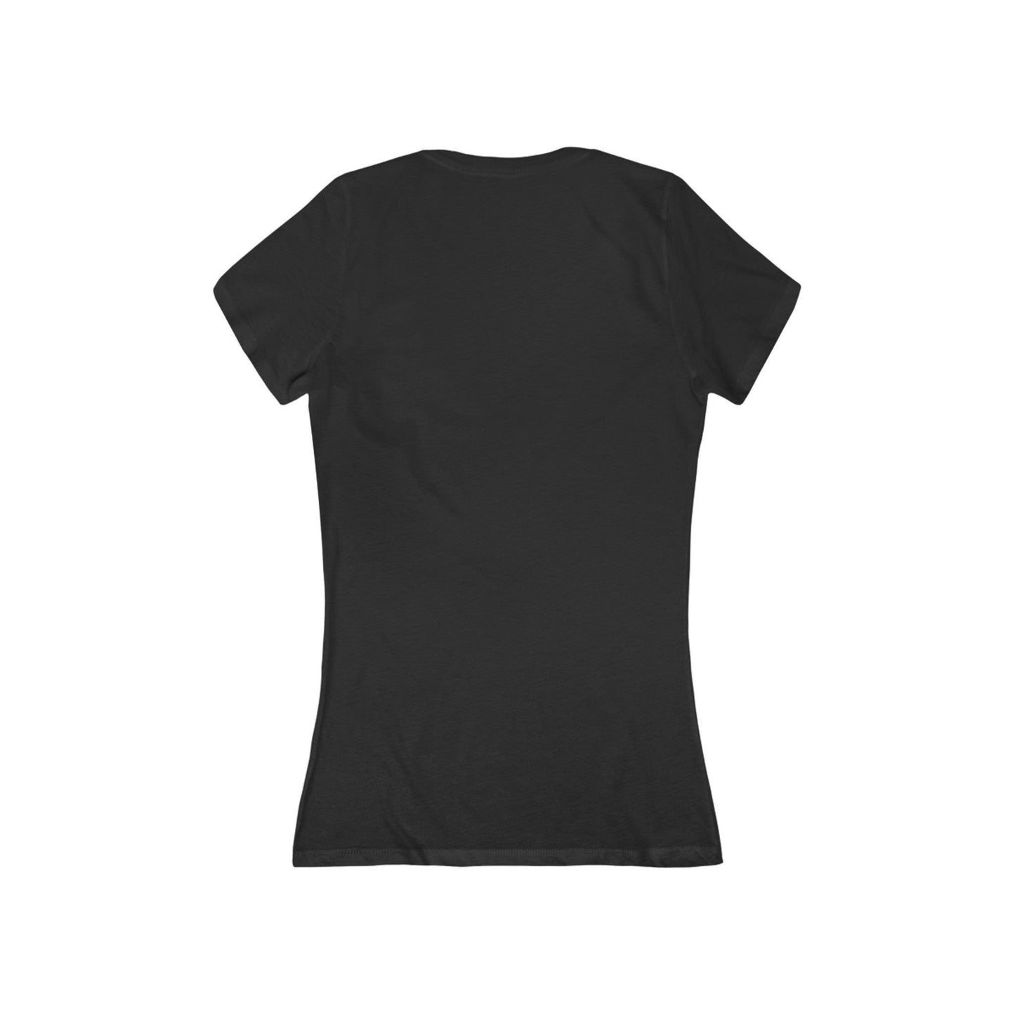 IQ Fashion | Women's Jersey Short Sleeve Deep V-Neck Tee