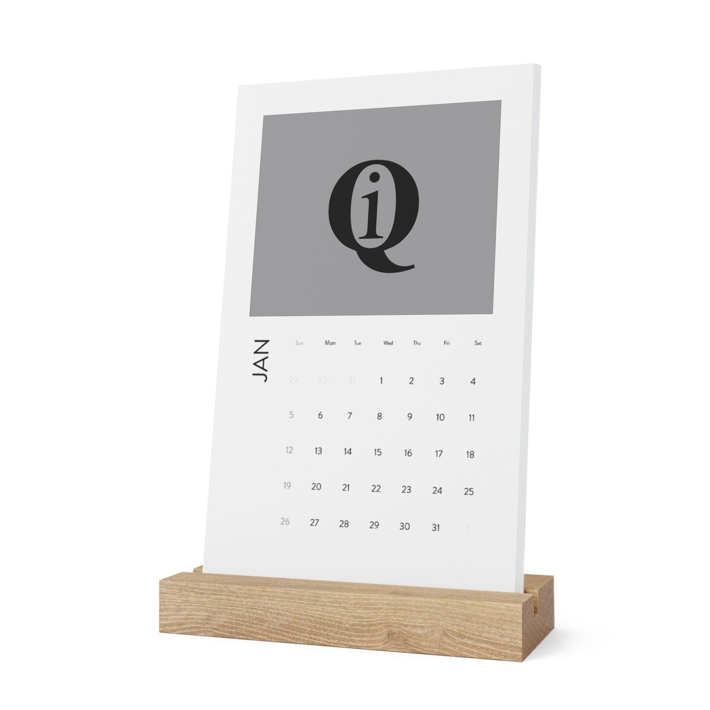 IQ Fashion | Vertical Desk Calendar (2025)