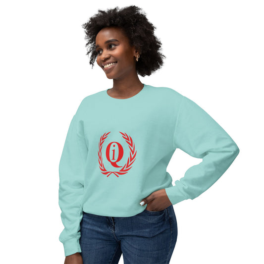 Unisex Lightweight Crewneck Sweatshirt with Crest Design - Casual Comfort for All Occasions