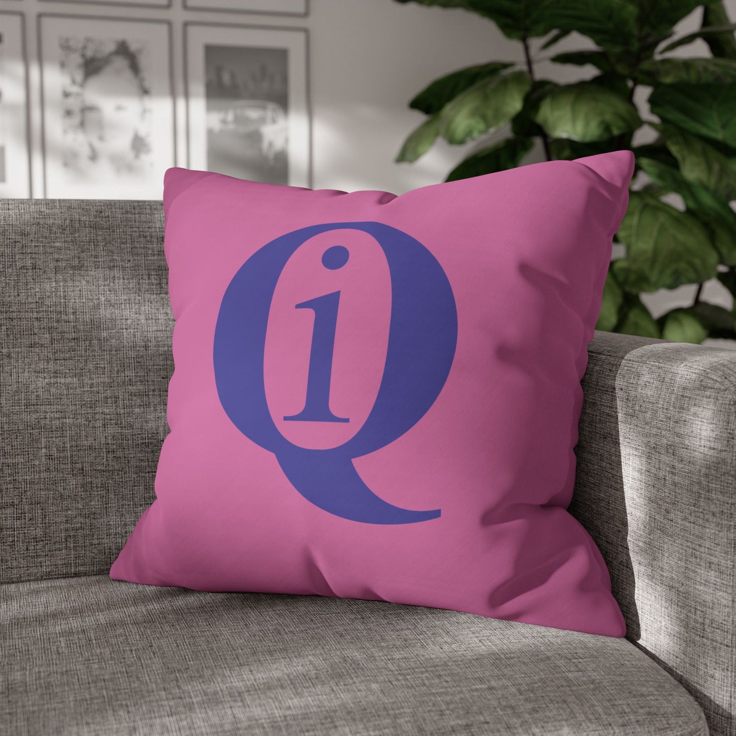 IQ Fashion | Square Poly Canvas Pillowcase