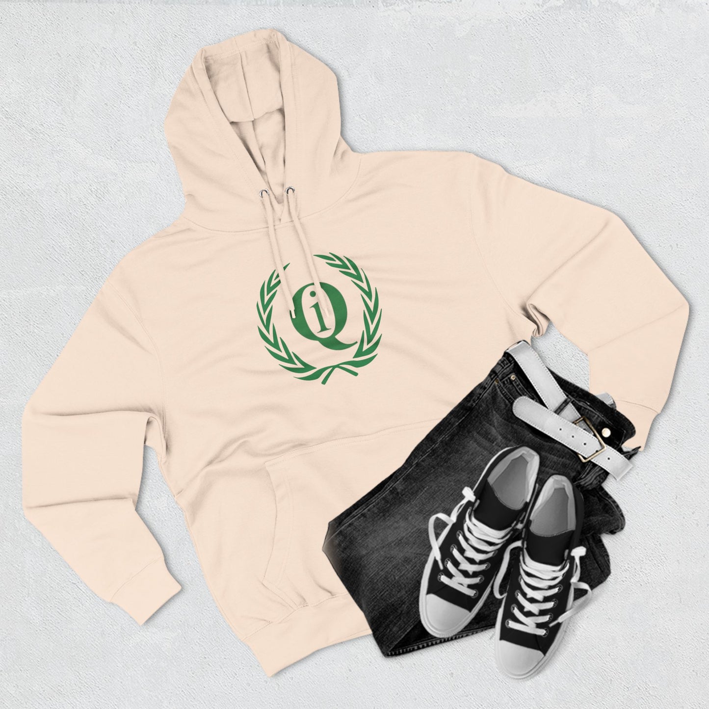 IQ Fashion | Three-Panel Fleece Hoodie