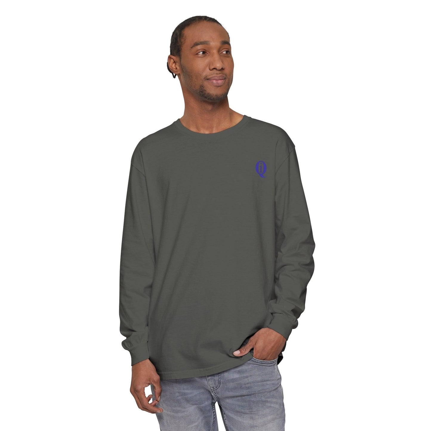 IQ Fashion | Unisex Garment-dyed Long Sleeve T-Shirt