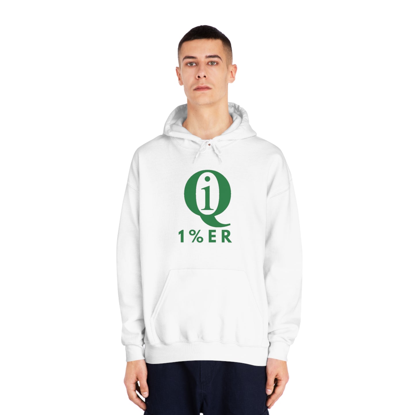 Unisex Motivational Hoodie - "1%ER" DryBlend Sweatshirt