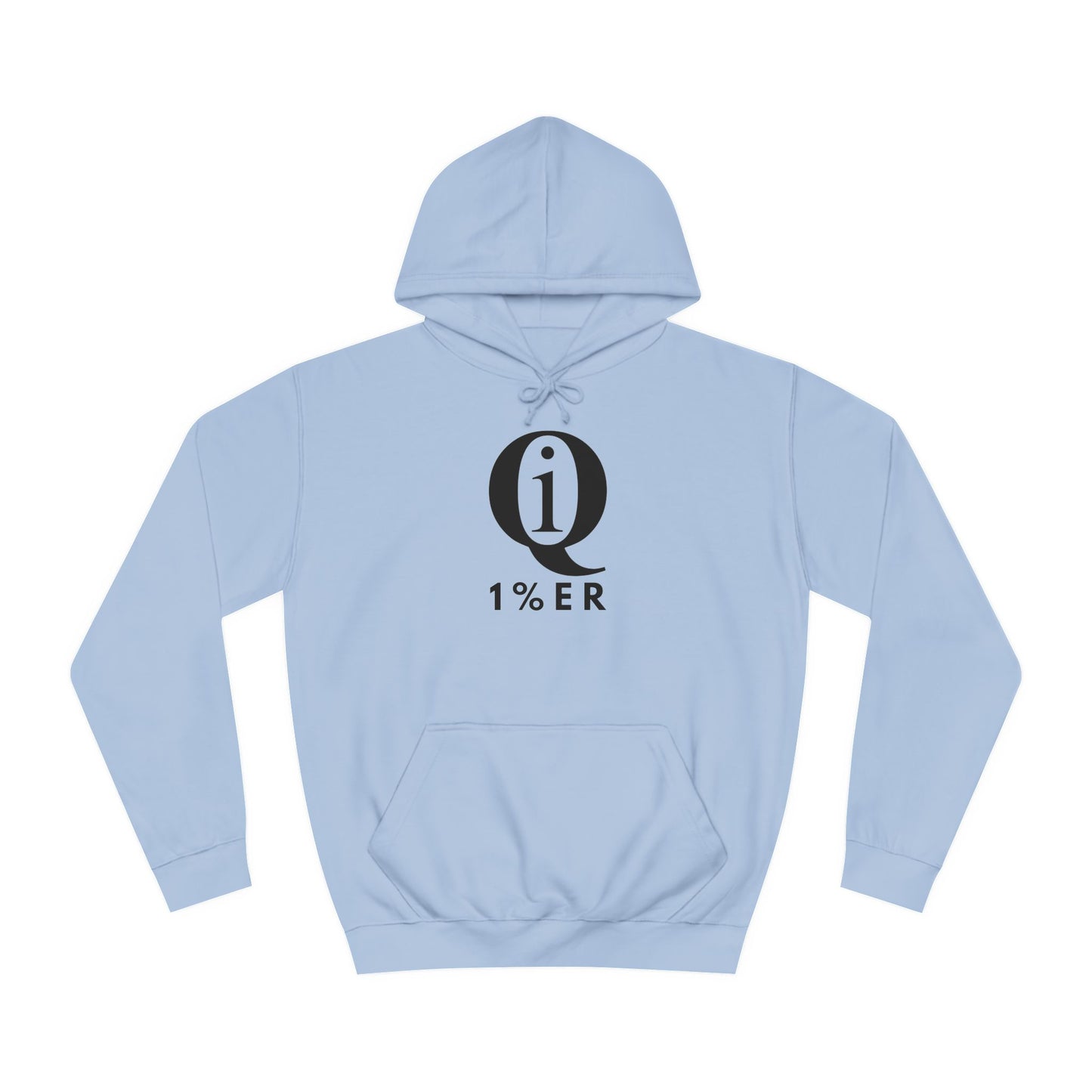 Informative Unisex College Hoodie - 1%ER Design