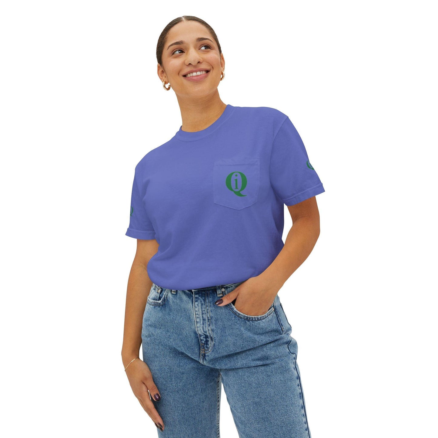 IQ Fashion | Unisex Garment-Dyed Pocket T-Shirt