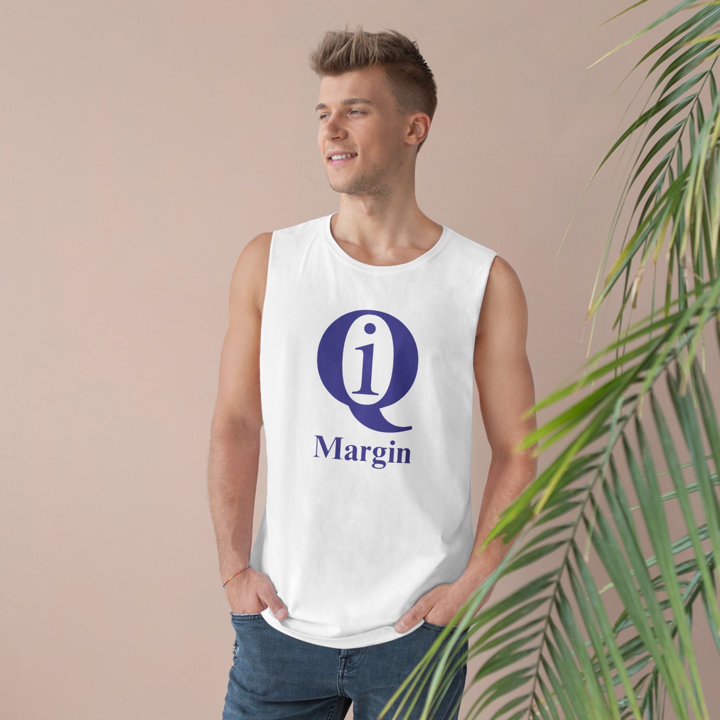 Unisex Barnard Tank - "Q On Board" Motivational Sleeveless Top