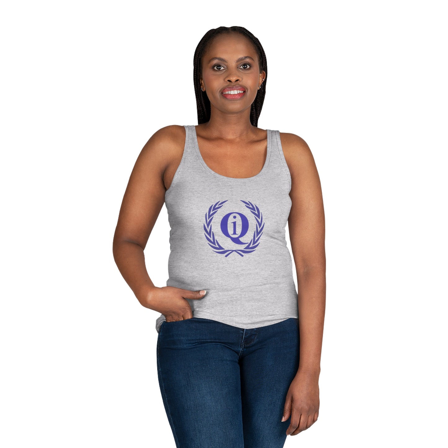 Stylish Women's Tank Top: 'Q On Board' Casualwear for Every Occasion