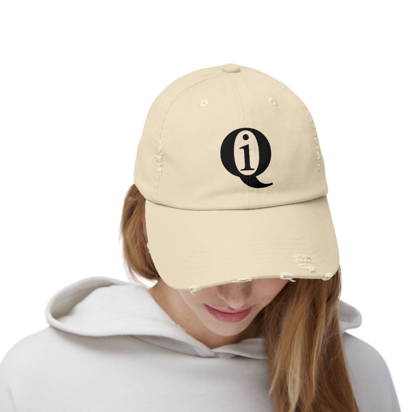 IQ Fashion | Unisex Distressed Cap