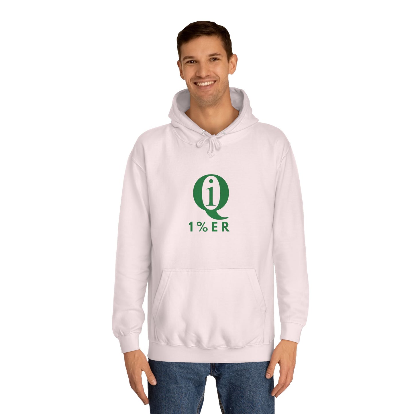 Informative Unisex College Hoodie - 1%ER Design