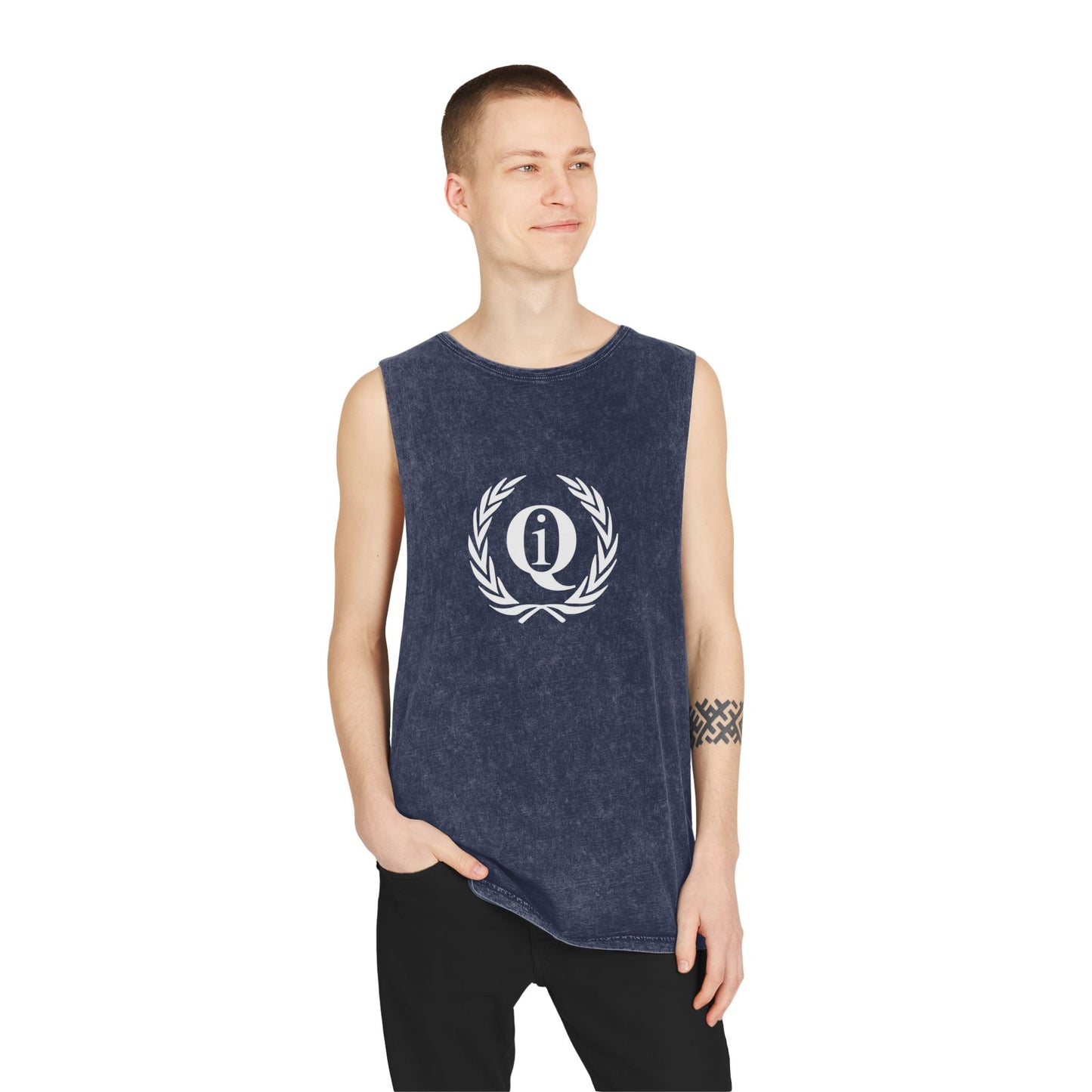 Unisex Stonewash Tank Top - Casual Summer Tee with 'On Board' Design