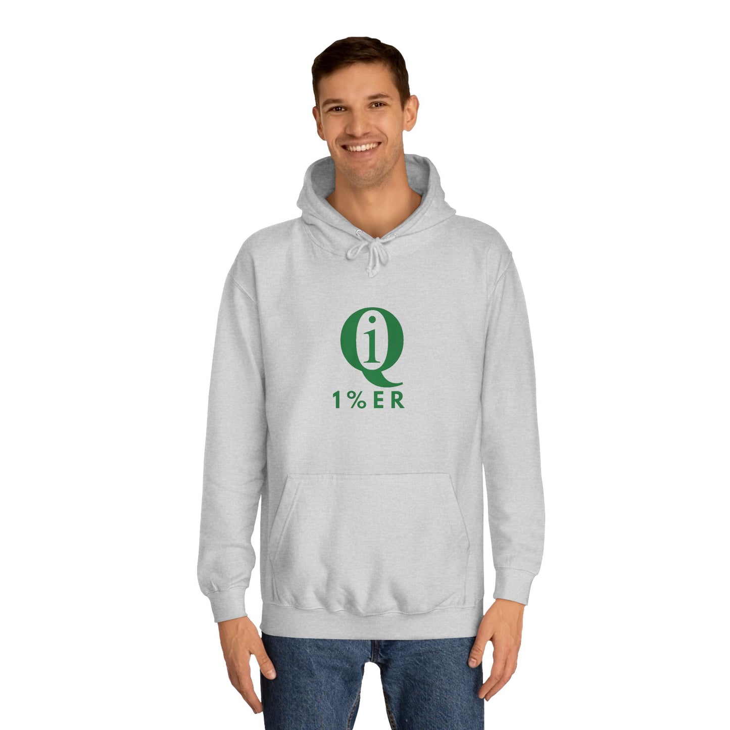 Informative Unisex College Hoodie - 1%ER Design