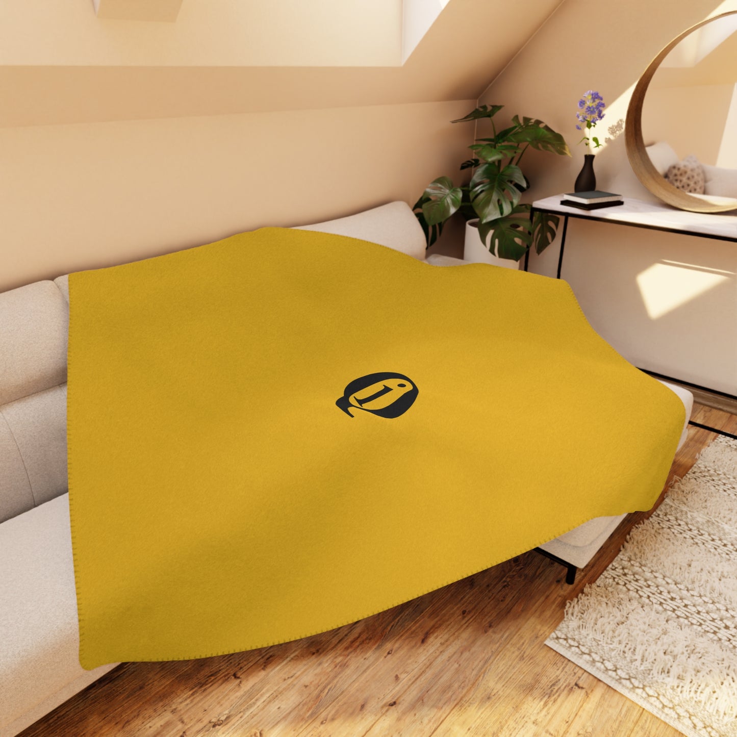 IQ Fashion | Tan Sherpa Blanket