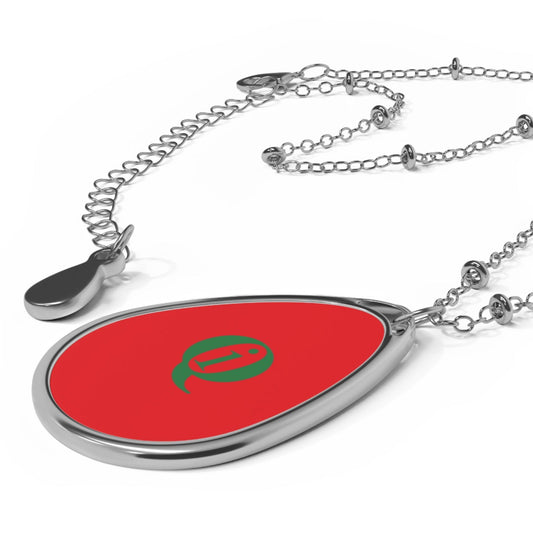 IQ Fashion | Oval Necklace