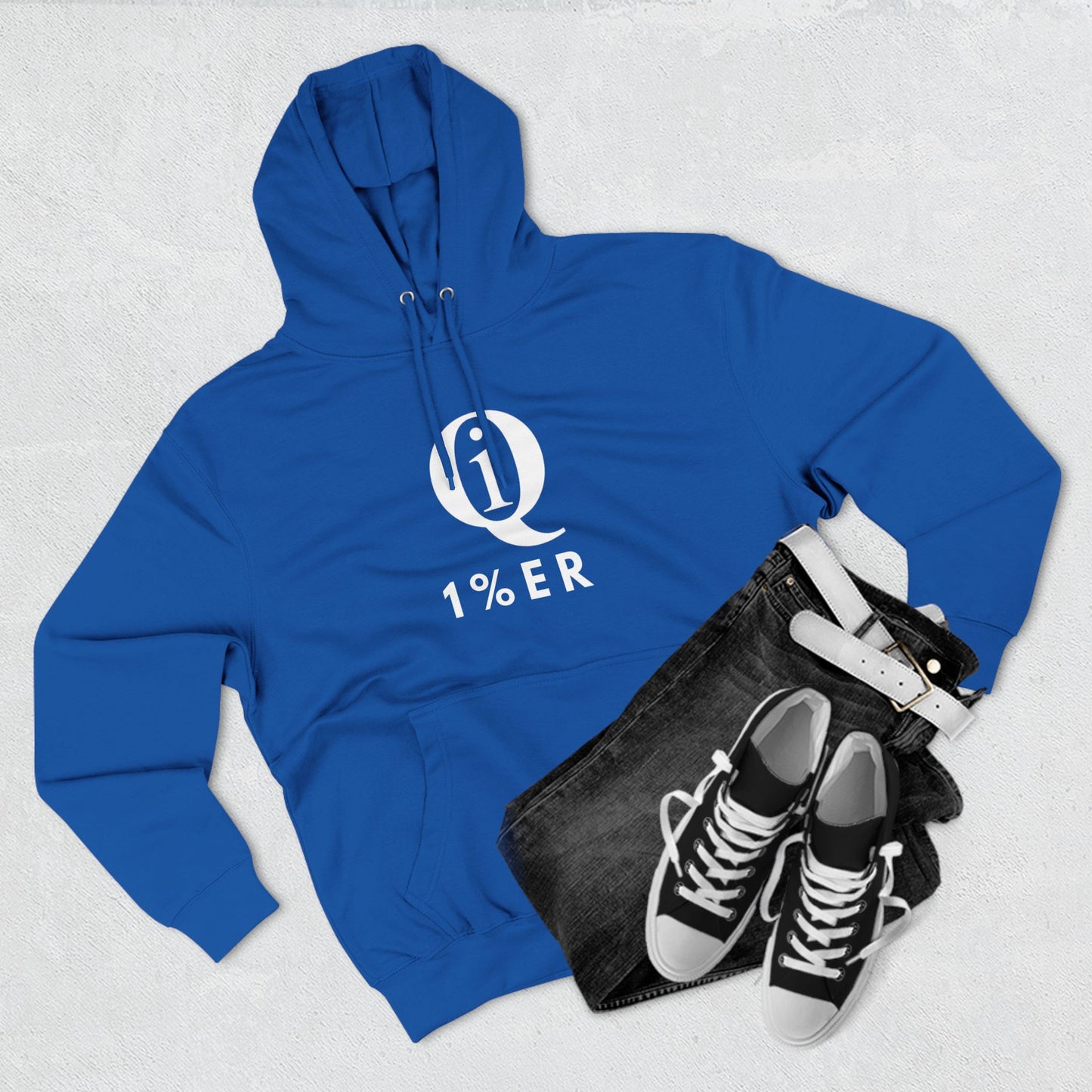 IQ Fashion | Three-Panel Fleece Hoodie