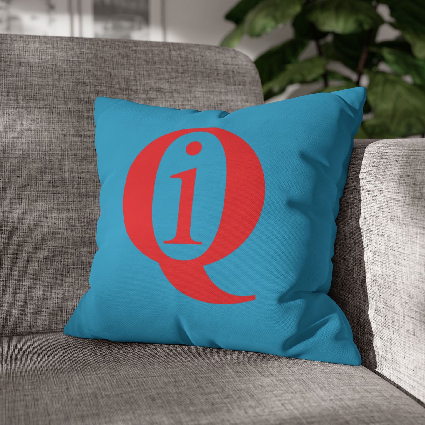 IQ Fashion | Square Poly Canvas Pillowcase