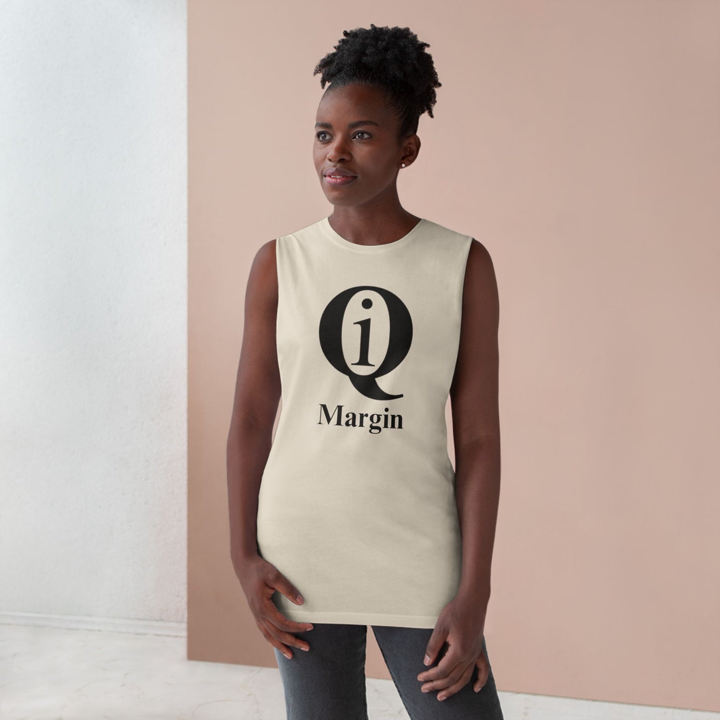 Unisex Barnard Tank - "Q On Board" Motivational Sleeveless Top