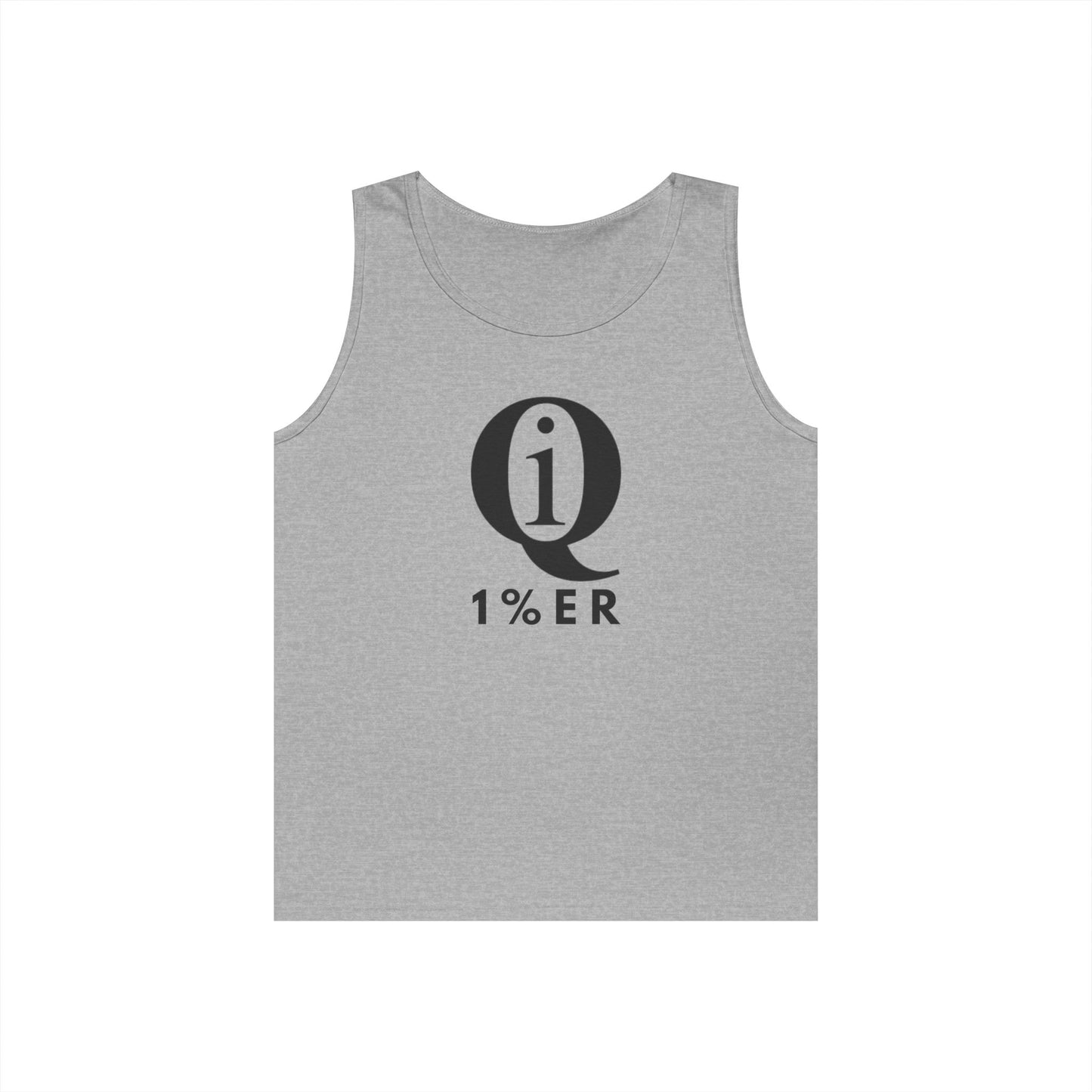 Unisex Heavy Cotton Tank Top - 'Q On Board' Design - Perfect for Summer Adventures