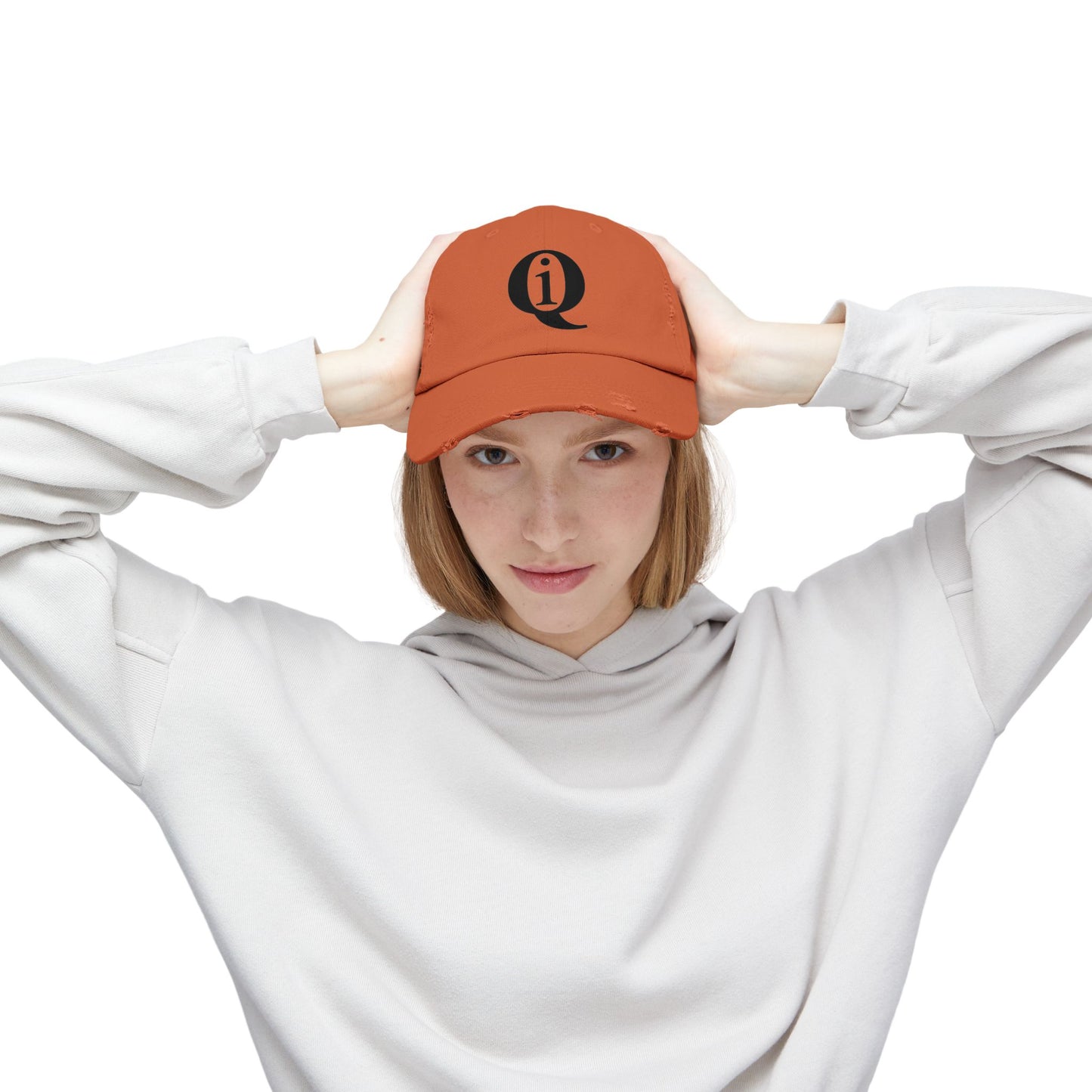 IQ Fashion | Unisex Distressed Cap