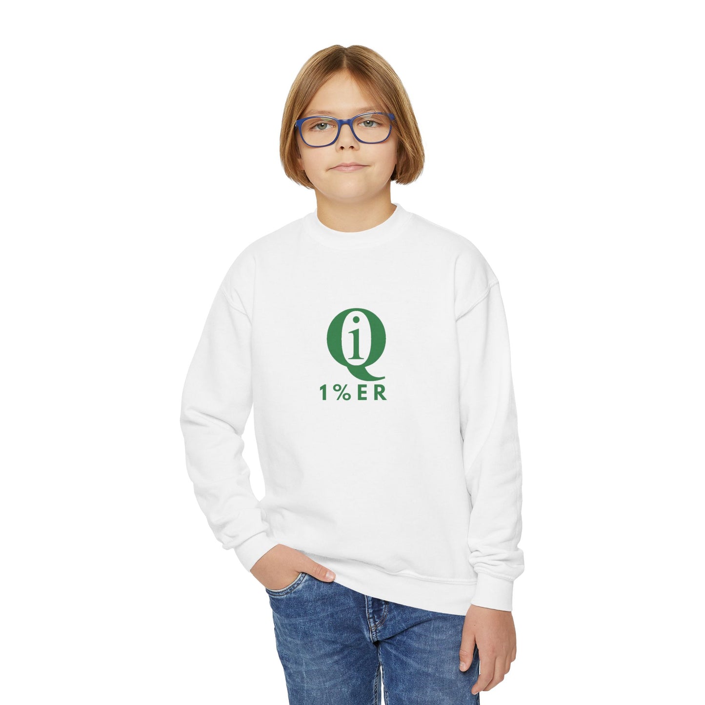 Copy of   Youth Crewneck Sweatshirt - 1% ER Design for Cool Kids