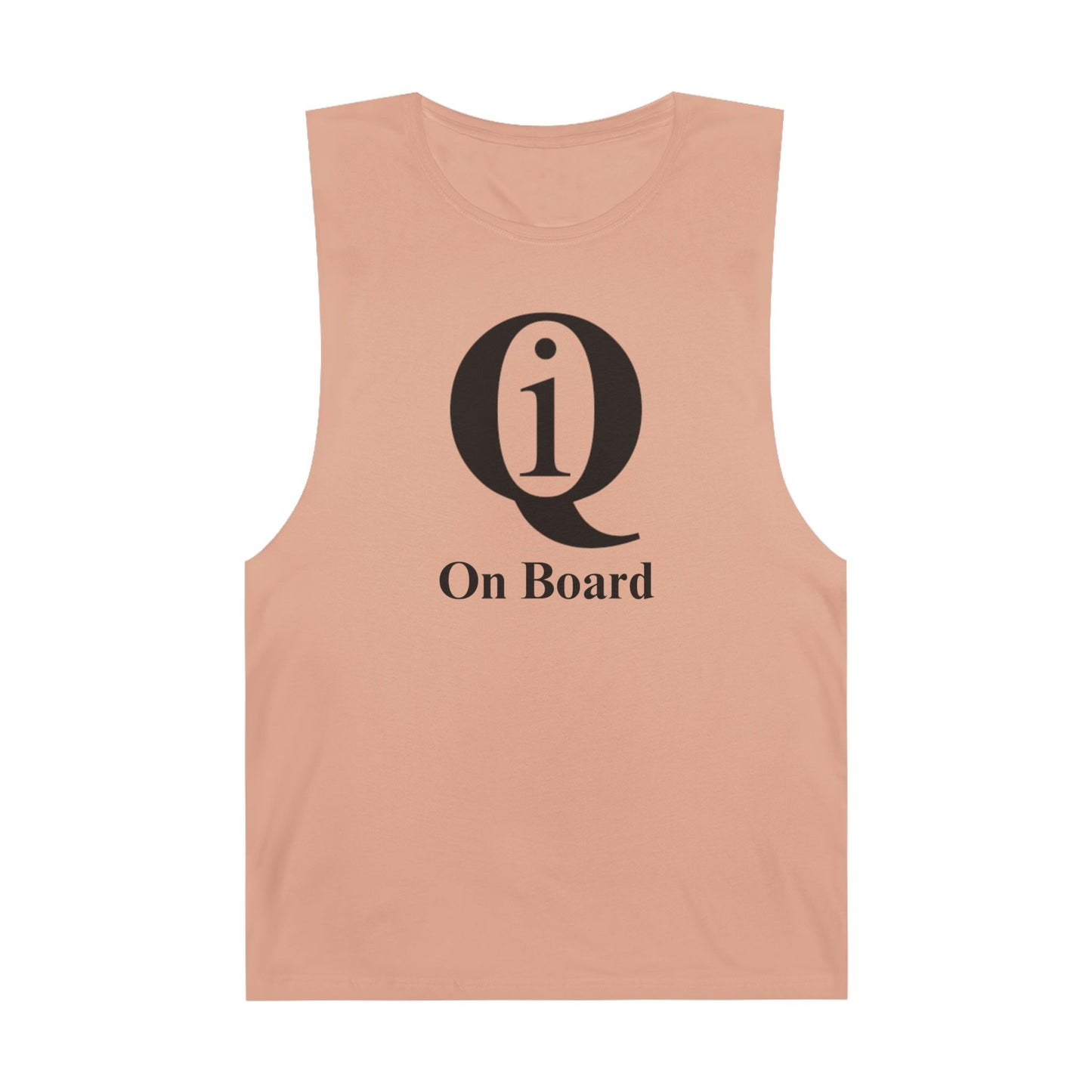 Unisex Barnard Tank - "Q On Board" Motivational Sleeveless Top