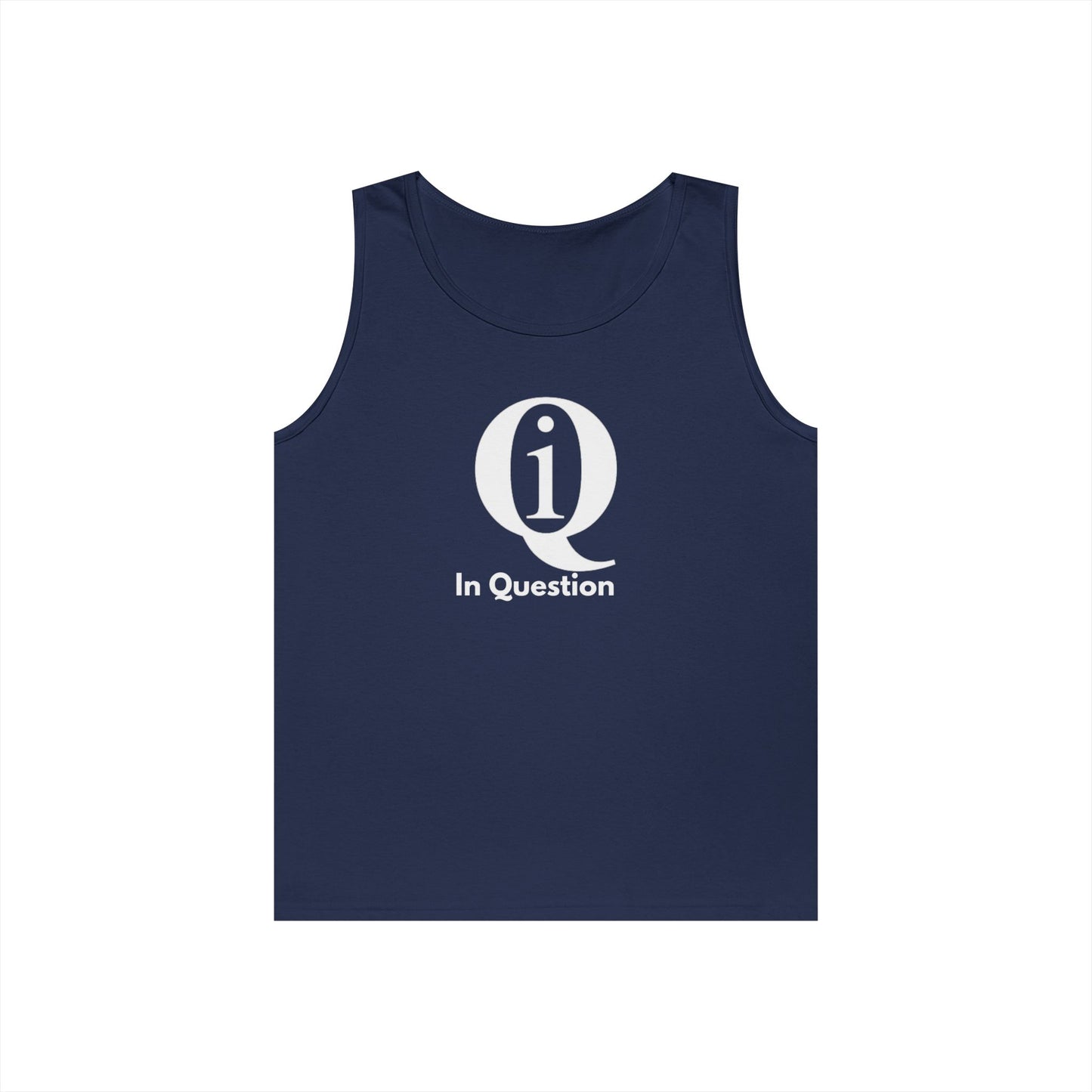 Unisex Heavy Cotton Tank Top - 'Q On Board' Design - Perfect for Summer Adventures