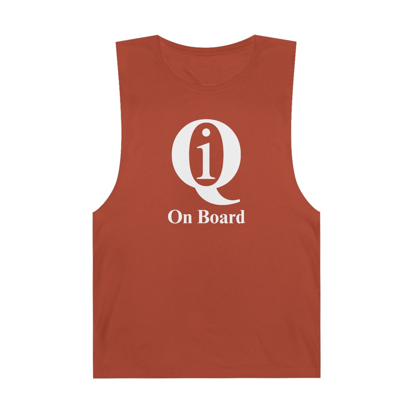 Unisex Barnard Tank - "Q On Board" Motivational Sleeveless Top