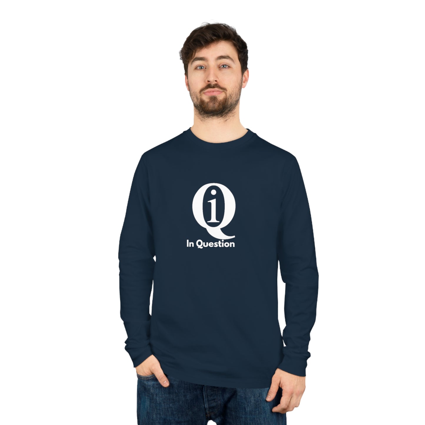 Informative Unisex Organic Long Sleeve Tee - Casual Comfort with Iconic Design