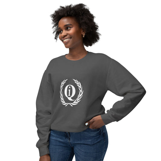 Unisex Lightweight Crewneck Sweatshirt with Crest Design - Casual Comfort for All Occasions